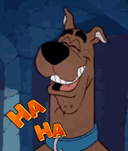 Gif animé rire Scoobydoo
